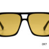 Wyron - nero lucido - lenti gialli - occhiali da sole CompositiVe Venezia