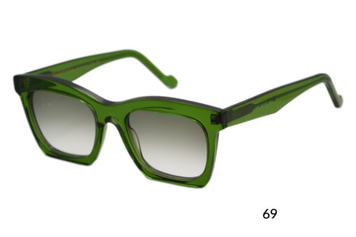 Kri - transparent green sunglasses